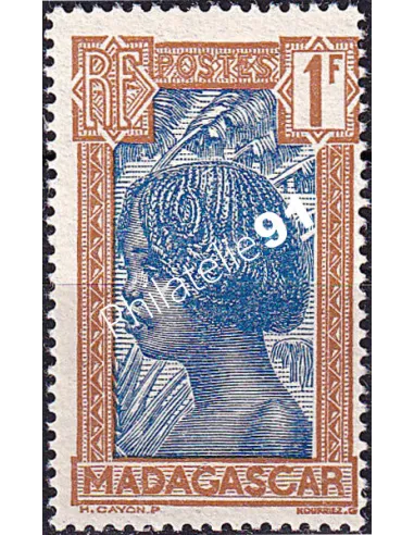 Madagascar, n° 175 charnière, timbres colonies Françaises