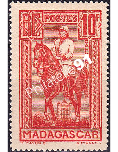 Madagascar, n° 187 charnière, timbres colonies Françaises