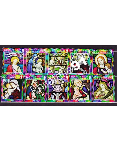 GUERNESEY - n°1069 à 1078 - NOEL