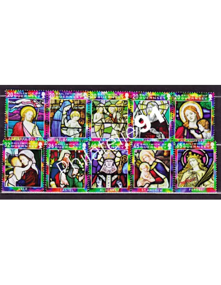 GUERNESEY - n°1069 à 1078 - NOEL