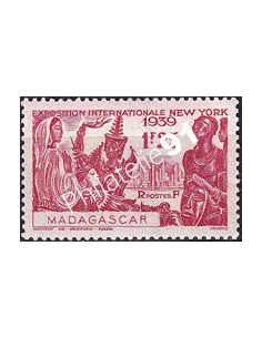 Madagascar, n° 207 charnière, timbres colonies Françaises