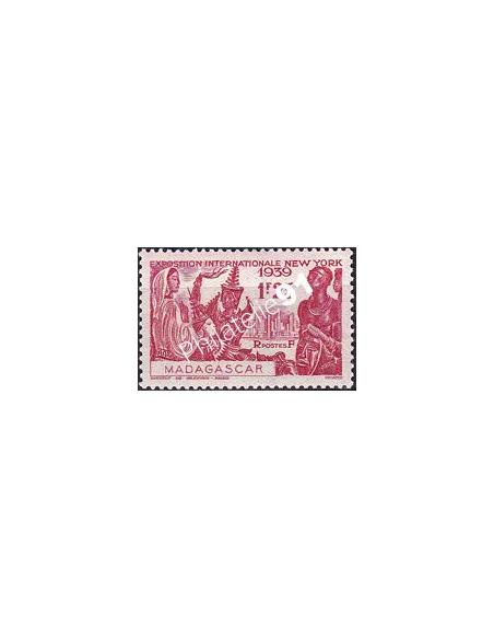 Madagascar, n° 207 charnière, timbres colonies Françaises