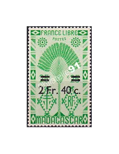 Madagascar, n° 294 neuf, timbres colonies Françaises