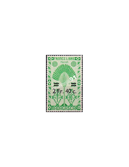 Madagascar, n° 294 neuf, timbres colonies Françaises