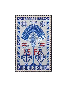 Madagascar, n° 297 charnière, timbres colonies Françaises