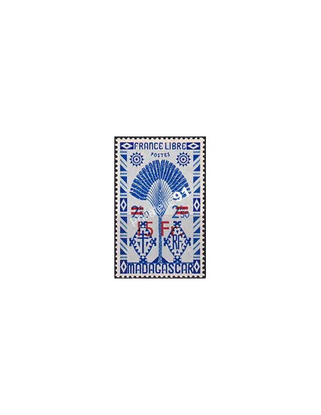 Madagascar, n° 297 charnière, timbres colonies Françaises