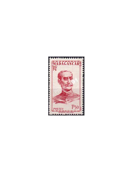 Madagascar, n° 308 charnière, timbres colonies Françaises