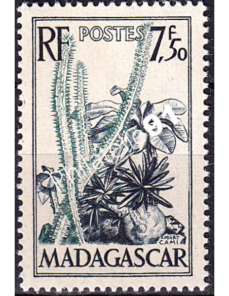 Madagascar, n° 322 neuf, timbres colonies Françaises