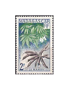 Madagascar, n° 332 neuf, timbres colonies Françaises