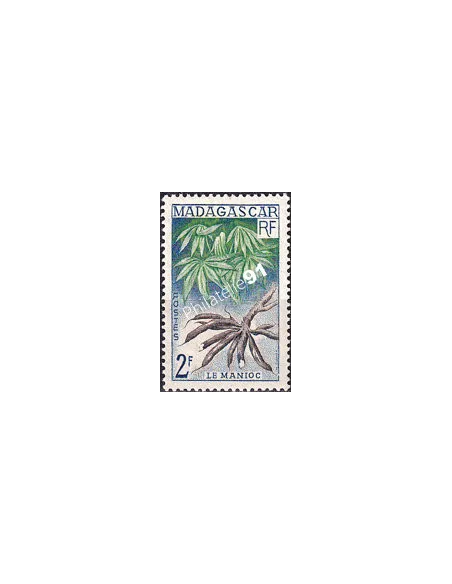 Madagascar, n° 332 neuf, timbres colonies Françaises