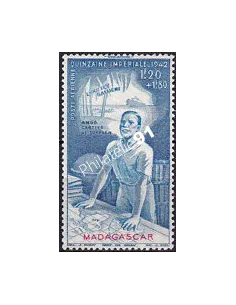 Madagascar, PA n° 44 charnière, collection timbres colonies