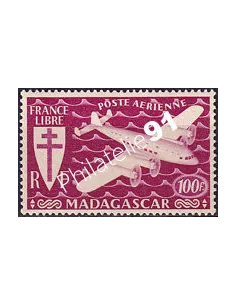 Madagascar, PA n° 61 charnière, collection timbres colonies