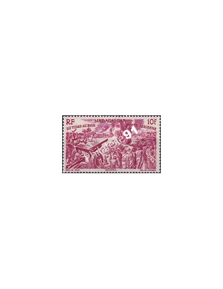 Madagascar, PA n° 67 charnière, collection timbres colonies