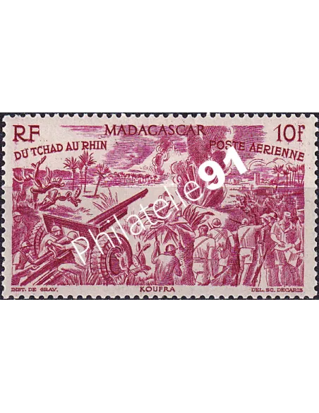 Madagascar, PA n° 67 charnière, collection timbres colonies