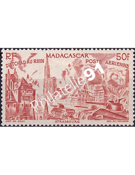 Madagascar, PA n° 71 charnière, collection timbres colonies