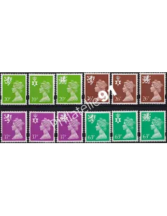 Grande-Bretagne, n° 1893 à 1904, collection timbre Europe