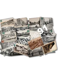 Lot de 100 cartes postales anciennes France
