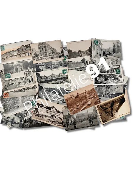 Lot de 100 cartes postales anciennes France