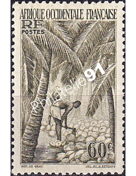 A.O.F. n° 43 neuf, collection timbres colonies françaises