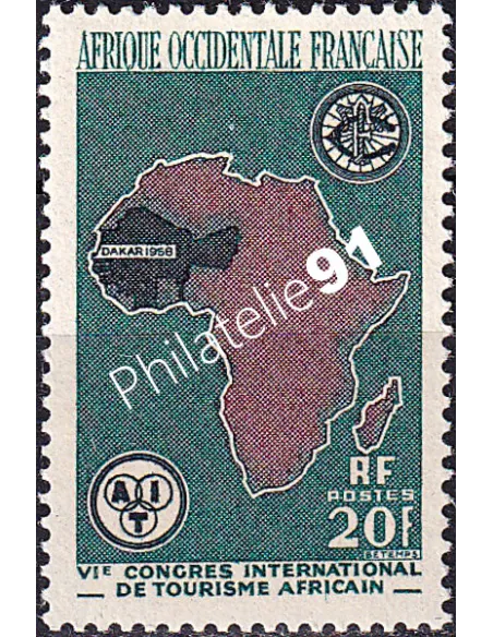 A.O.F. n° 64 neuf, collection timbres colonies françaises