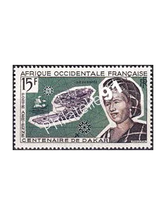 A.O.F., PA n° 22 neuf, collection timbres colonies françaises