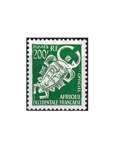 A.O.F., timbre de Service n° 12 charnière, collection timbres colonies
