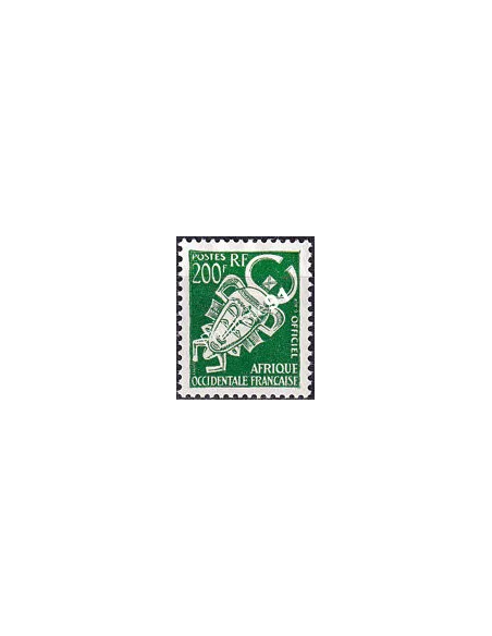A.O.F., timbre de Service n° 12 charnière, collection timbres colonies