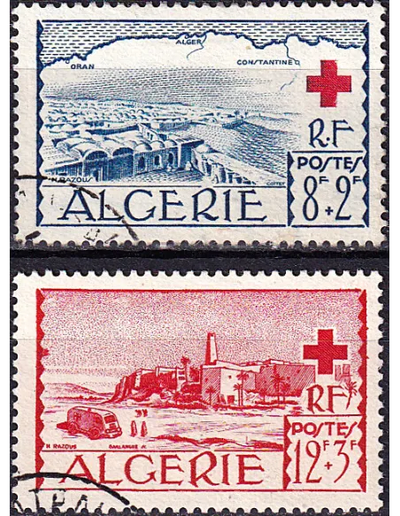 Algérie, n° 300 à 301 oblitérés, Timbres colonies francaises