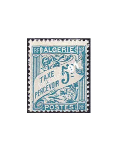 Algérie, Timbre-taxe n° 1A charnière, Timbres colonies francaises