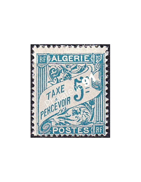 Algérie, Timbre-taxe n° 1A charnière, Timbres colonies francaises