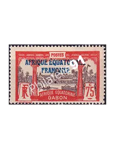 Gabon, n° 104 charnière, collection timbres Colonies