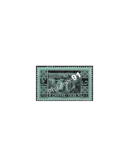 GRAND LIBAN, Timbre-taxe n° 20 charnière, collection timbres Colonies