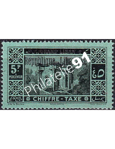 GRAND LIBAN, Timbre-taxe n° 20 charnière, collection timbres Colonies