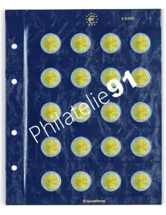 LEUCHTTURM, Feuilles VISTA Euro, matériel numismatique