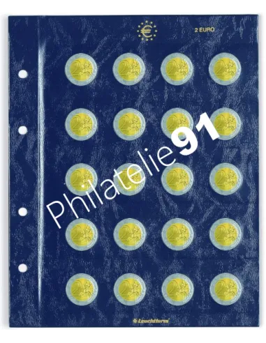 LEUCHTTURM, Feuilles VISTA Euro, matériel numismatique