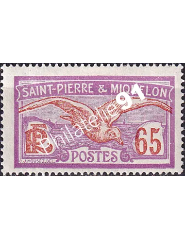 St-Pierre et Miquelon, n° 117 charnière, timbres colonies françaises