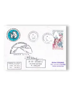 TAAF, n° 198 oblitéré sur enveloppe, Lettres Dom-Tom