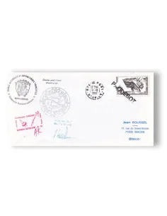 TAAF, n° 123 oblitéré sur enveloppe, Lettres Dom-Tom