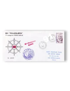 TAAF, n° 111 oblitéré sur enveloppe, Lettres Dom-Tom