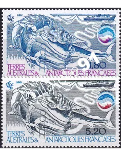 TAAF,n° 113 à 114 neufs, collection timbres Dom-Tom