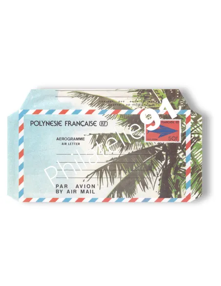 POLYNESIE, Aérogramme n° 5 neuf, collection timbres Dom-Tom