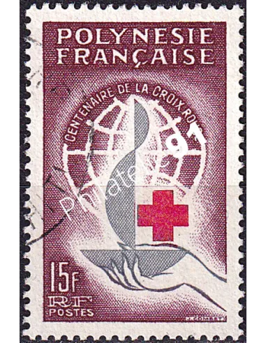 POLYNESIE, n° 24 oblitéré, collection timbres Dom-Tom