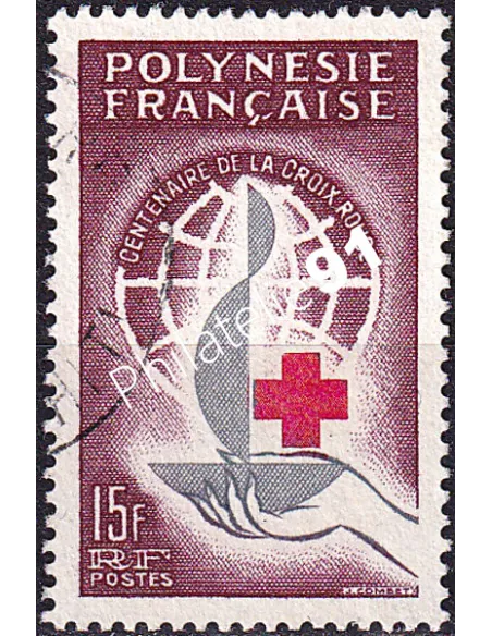 POLYNESIE, n° 24 oblitéré, collection timbres Dom-Tom