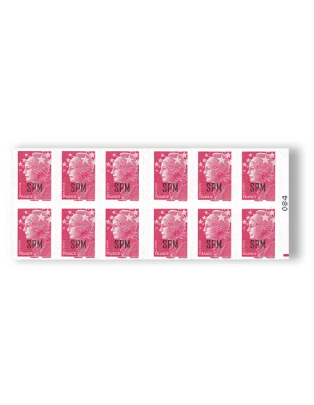 St-Pierre et Miquelon, Carnet n° C960, timbres Dom-Tom