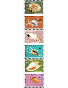 WALLIS ET FUTUNA, n° 312 à 317 neufs, en bande, timbres Dom-Tom