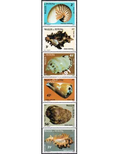 WALLIS ET FUTUNA, n° 323 à 328 neufs, en bande, timbres Dom-Tom