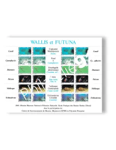 Wallis & Futuna, feuille de timbres n° 267 à 272, timbres Dom-Tom