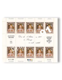 Wallis & Futuna, feuille du timbre adhésif n° 412, timbres Dom-Tom