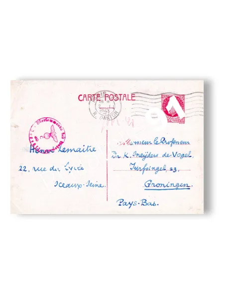 France, Entier n° 519-CP1 oblitéré, collection Entiers de France