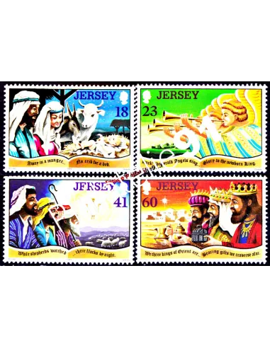 JERSEY - n°  668 à 671 - Noël